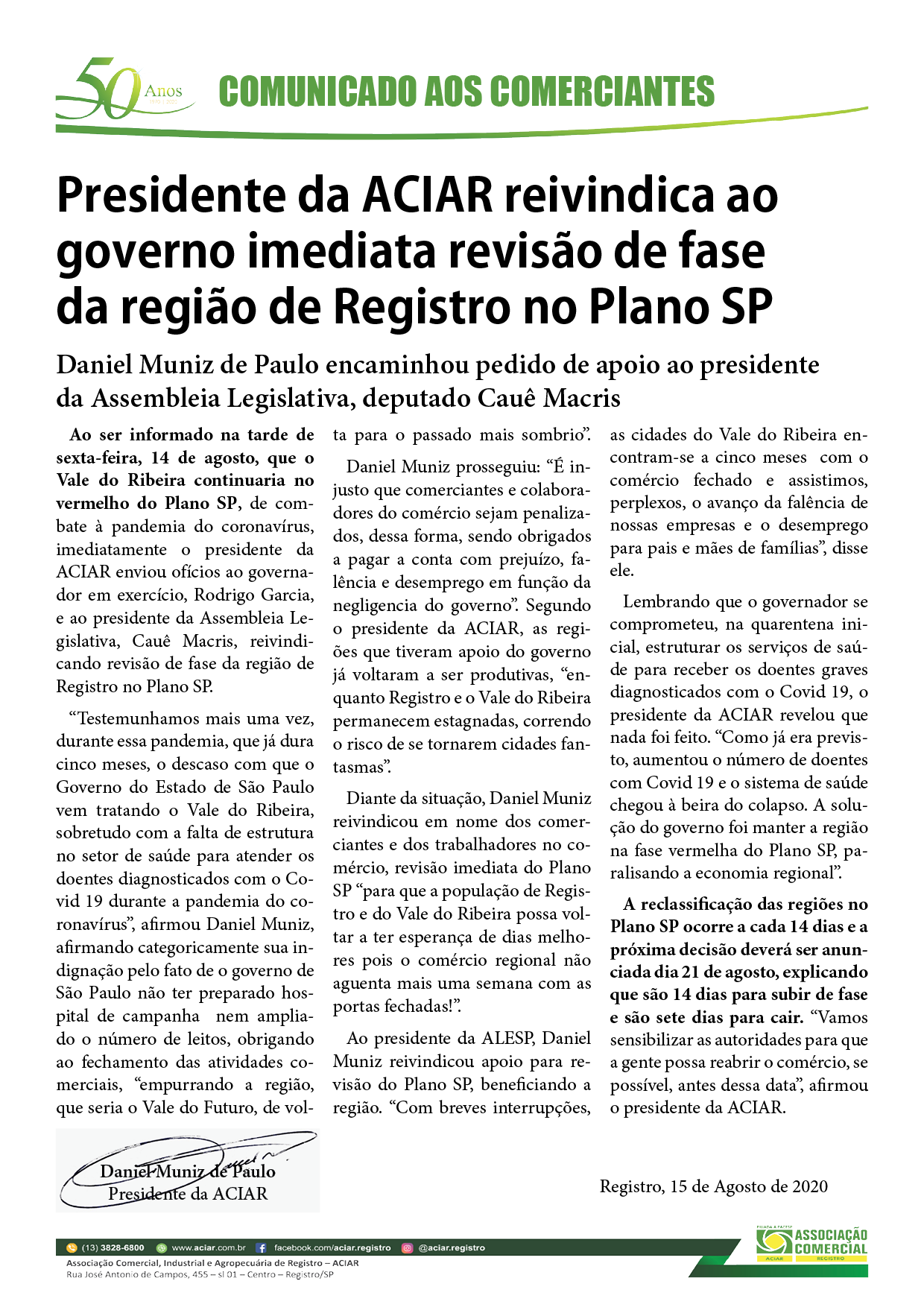 Comunicado